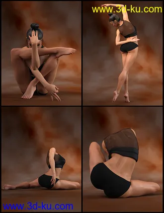 3D打印模型IGD Forms 2 Poses for Genesis 8 Female的图片