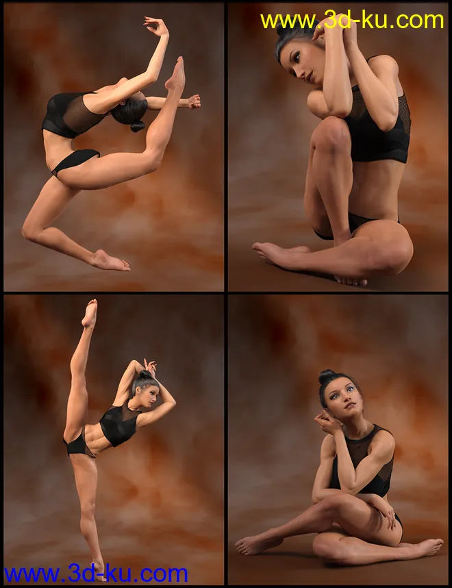 IGD Forms 2 Poses for Genesis 8 Female模型的图片4
