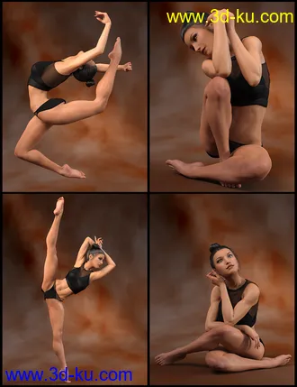 3D打印模型IGD Forms 2 Poses for Genesis 8 Female的图片