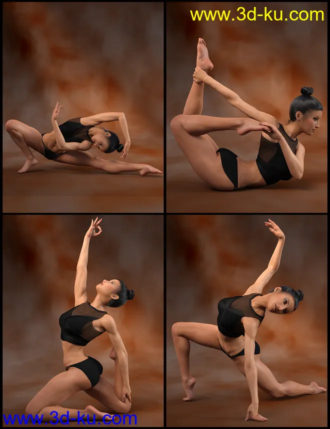 IGD Forms 2 Poses for Genesis 8 Female模型的图片7