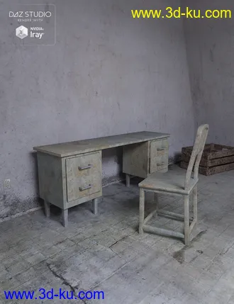 3D打印模型Industrial Room Interior and Props的图片