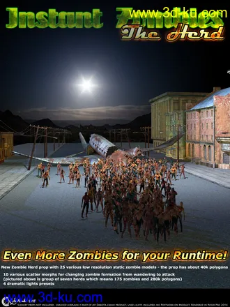 3D打印模型Instant Zombies 2 - The Herd的图片