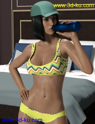3D打印模型InStyle - X-Fashion Security for Genesis 3 Females的图片
