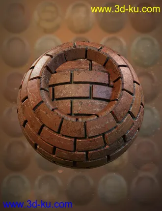 3D打印模型Iray BrickWorx的图片