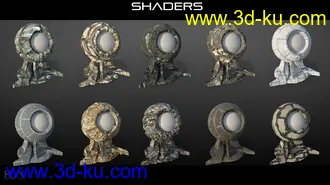 3D打印模型Iray BrickWorx的图片