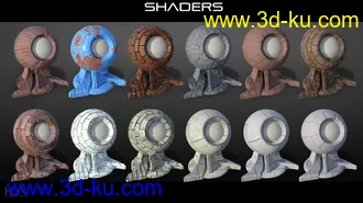 3D打印模型Iray BrickWorx的图片