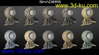 3D打印模型Iray BrickWorx的图片