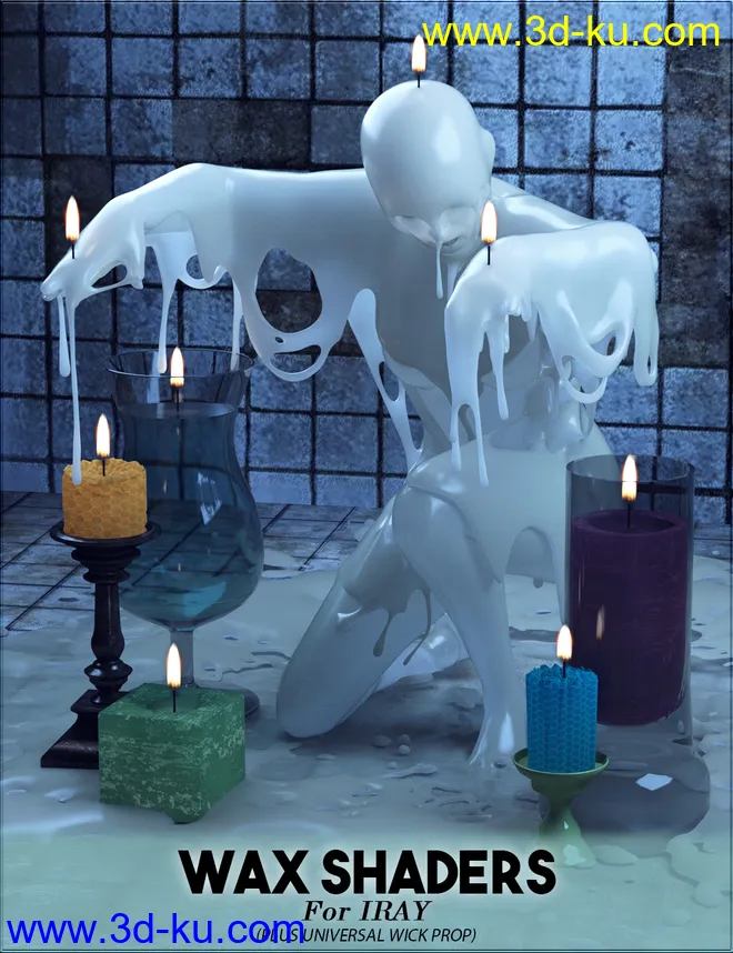 Iray Wax Shaders模型的图片1