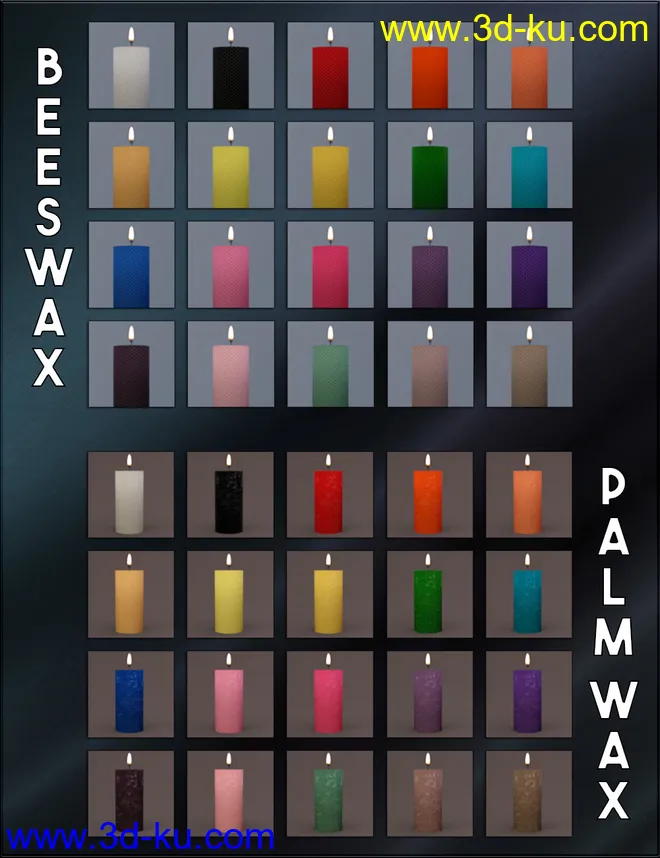 Iray Wax Shaders模型的图片7
