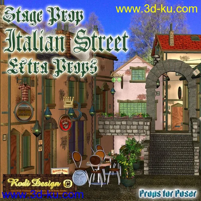 Italian Street, Extra Props模型的图片1