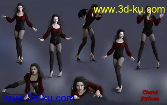 3D打印模型iV Eternal Darkness Poses for Genesis 8的图片