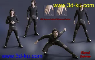 3D打印模型iV Eternal Darkness Poses for Genesis 8的图片