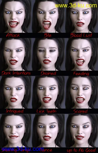 3D打印模型iV Eternal Darkness Poses for Genesis 8的图片