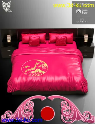 3D打印模型Japanese Style Beds - Mount Fuji的图片