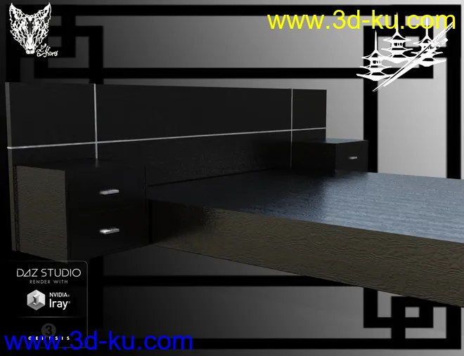 Japanese Style Beds - Mount Fuji模型的图片6