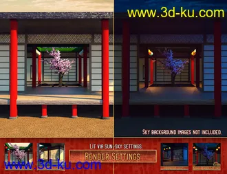 3D打印模型Japanese Tree Room的图片