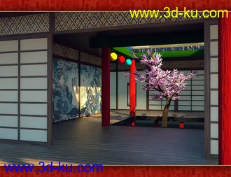 3D打印模型Japanese Tree Room的图片