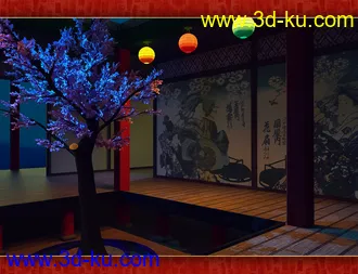 Japanese Tree Room模型的图片5