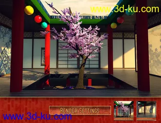 3D打印模型Japanese Tree Room的图片