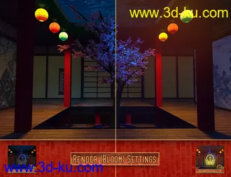 Japanese Tree Room模型的图片10