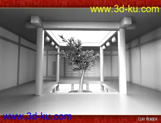 3D打印模型Japanese Tree Room的图片