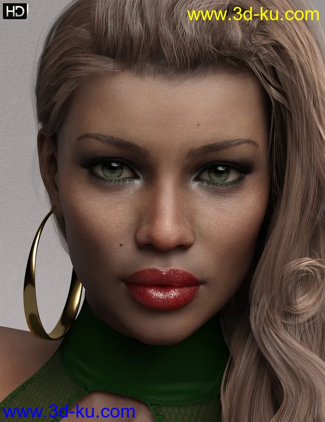 Jennifer HD for Genesis 8 Female模型的图片1