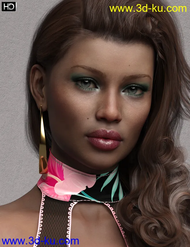 Jennifer HD for Genesis 8 Female模型的图片3