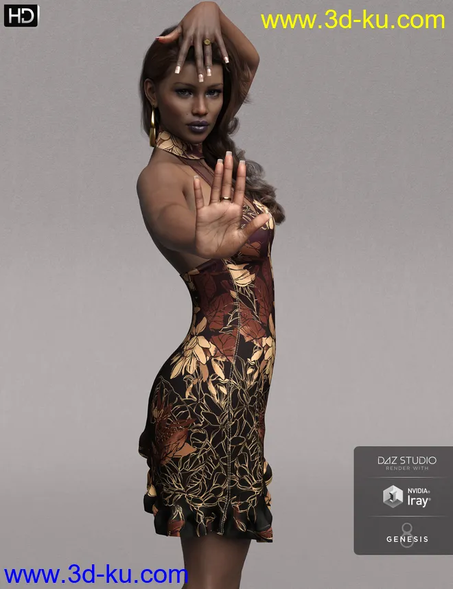 Jennifer HD for Genesis 8 Female模型的图片6