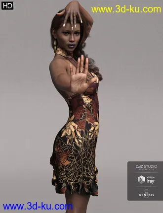 3D打印模型Jennifer HD for Genesis 8 Female的图片