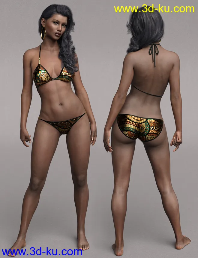 Jennifer HD for Genesis 8 Female模型的图片8