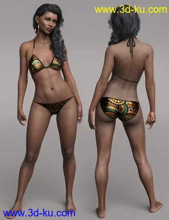 3D打印模型Jennifer HD for Genesis 8 Female的图片
