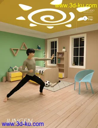3D打印模型Jungen Bedroom的图片