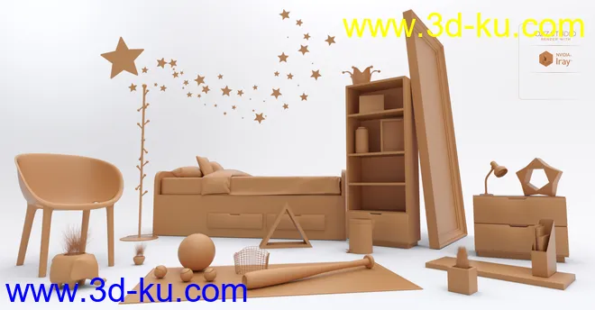 Jungen Bedroom模型的图片11