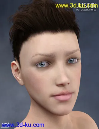 3D打印模型Justin HD for Genesis 8 Male的图片