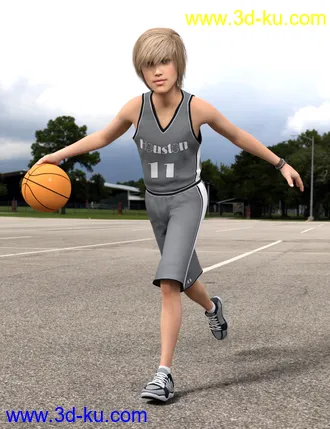 3D打印模型Justin HD for Genesis 8 Male的图片