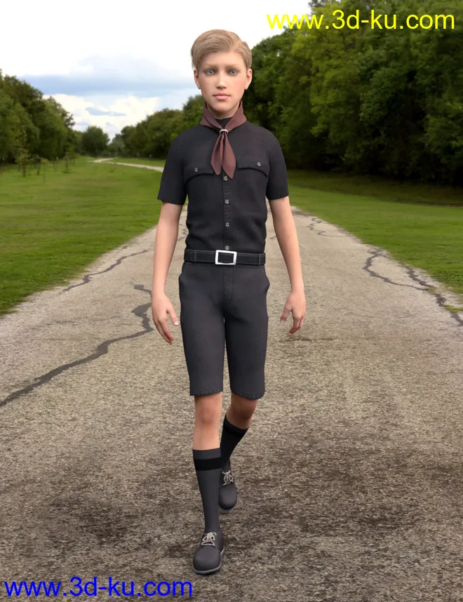Justin HD for Genesis 8 Male模型的图片9