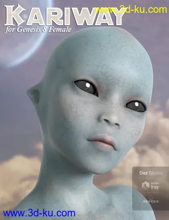 3D打印模型Kariway for Genesis 8 Female的图片