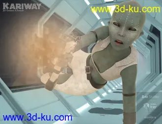 3D打印模型Kariway for Genesis 8 Female的图片