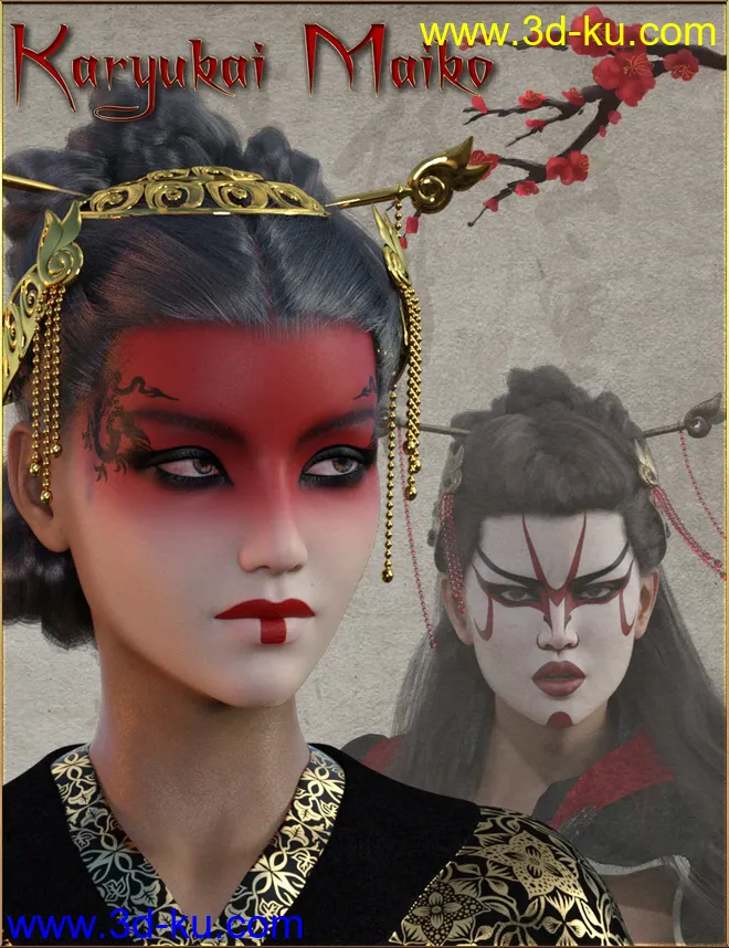 Karyukai Maiko for Genesis 8 Female(s)模型的图片1