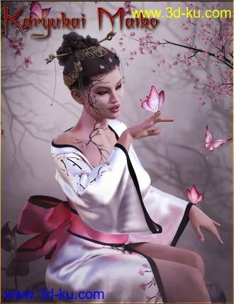 3D打印模型Karyukai Maiko for Genesis 8 Female(s)的图片