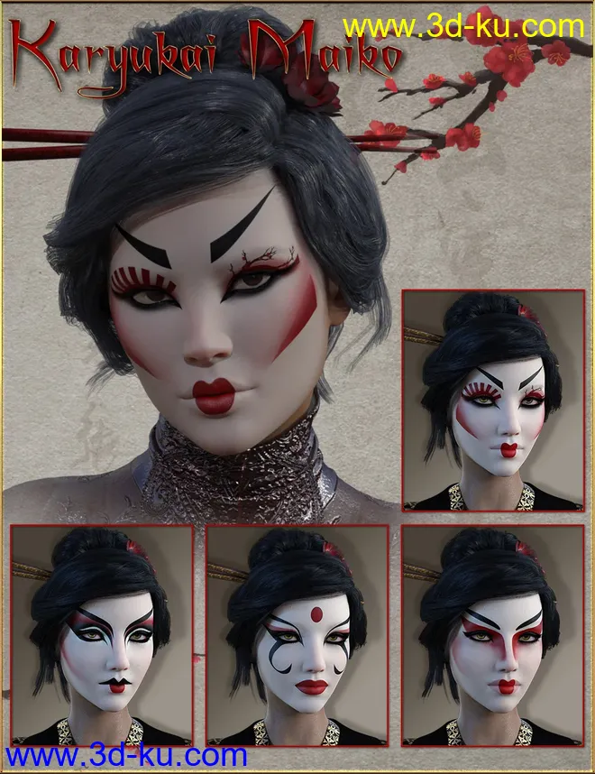 Karyukai Maiko for Genesis 8 Female(s)模型的图片6