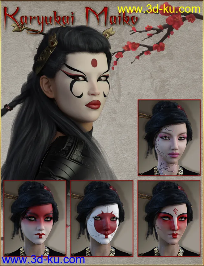 Karyukai Maiko for Genesis 8 Female(s)模型的图片7