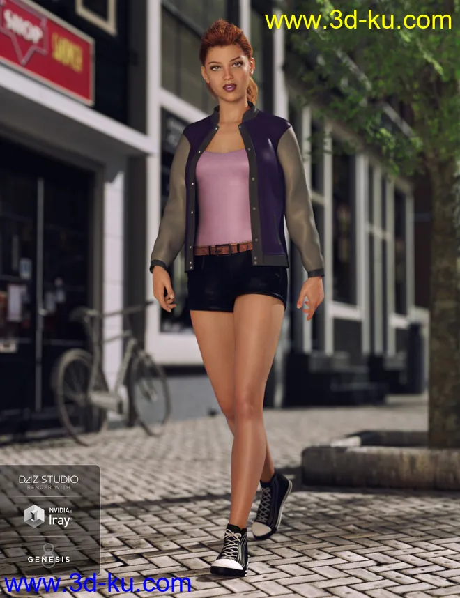 Kawaii Infused Outfit Textures模型的图片2