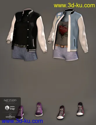 3D打印模型Kawaii Infused Outfit Textures的图片