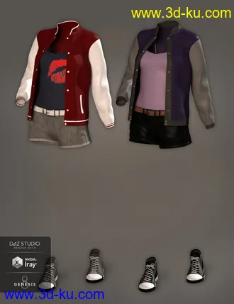3D打印模型Kawaii Infused Outfit Textures的图片