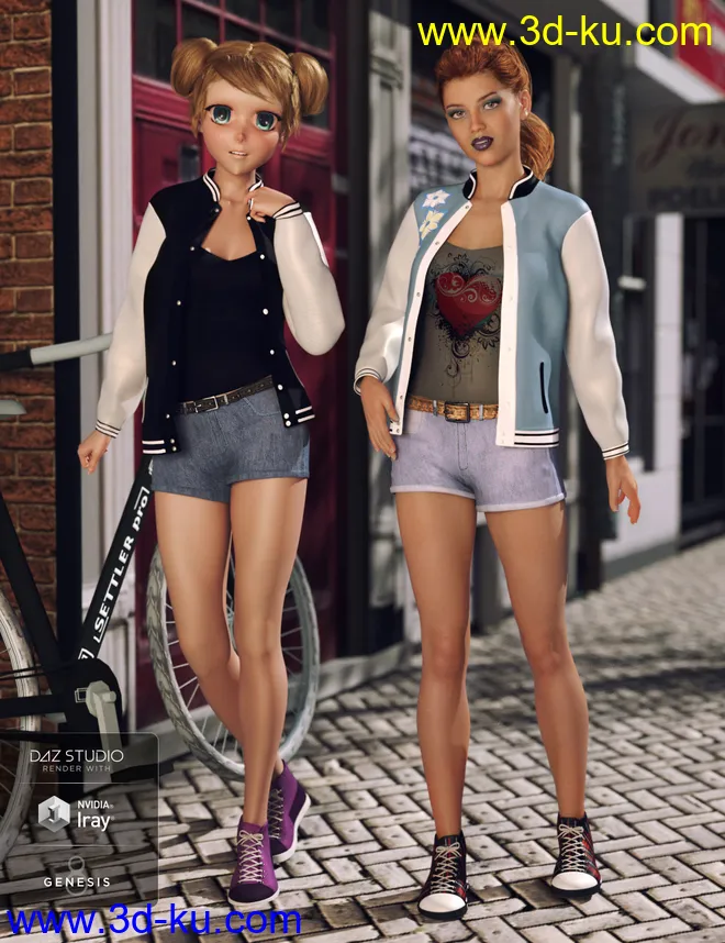 Kawaii Infused Outfit Textures模型的图片7