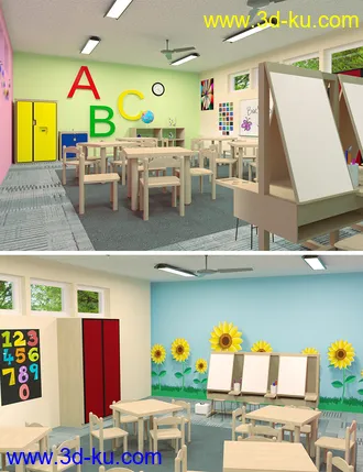 3D打印模型Kindergarten Room的图片