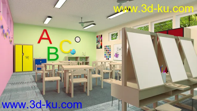 Kindergarten Room模型的图片2