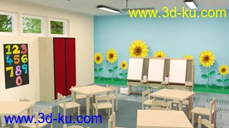 3D打印模型Kindergarten Room的图片