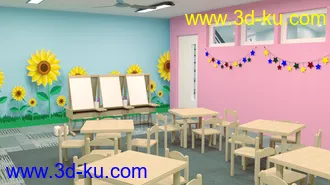 3D打印模型Kindergarten Room的图片
